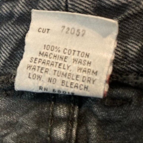 VTG Bongo Jeans Faded Black High Rise Size 7 - Picture 11 of 14